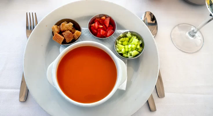 Gazpacho Barcelona, restaurante Ría de Vigo 2013